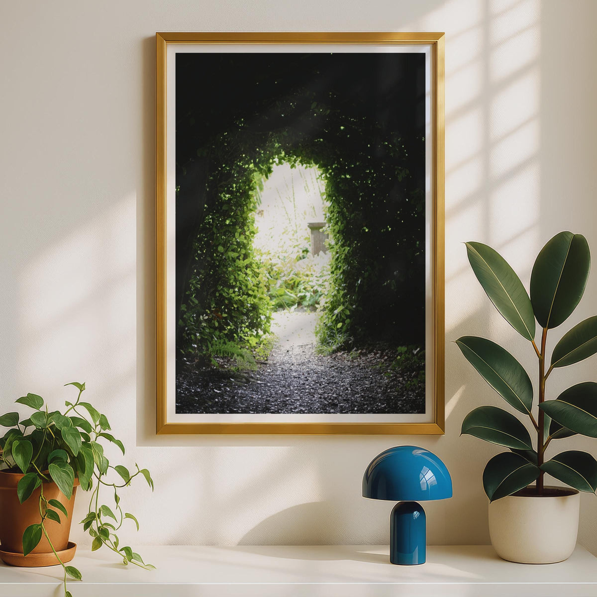 Green Leaf Tunnel Garden Arch Poster - image 2