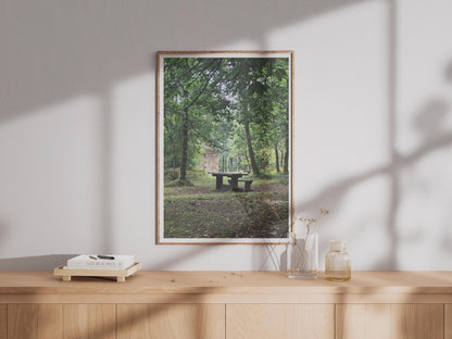 Forest Picnic Table Poster - image 4