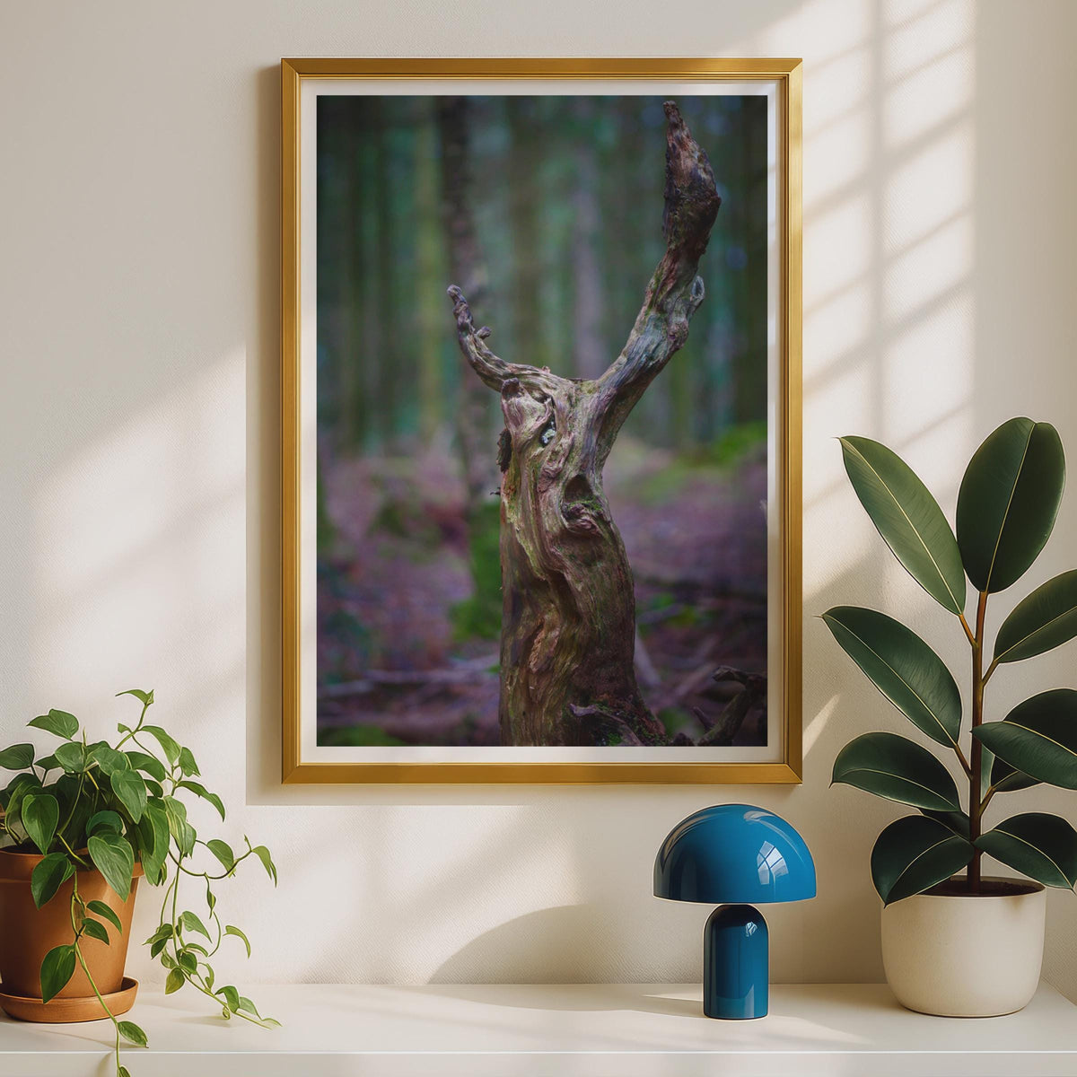 Twisted Tree Stump Forest Poster - image 2