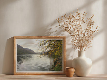 Autumn Lake Landscape Poster - image 3