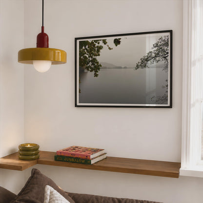 Misty Lake Landscape Poster - image 2