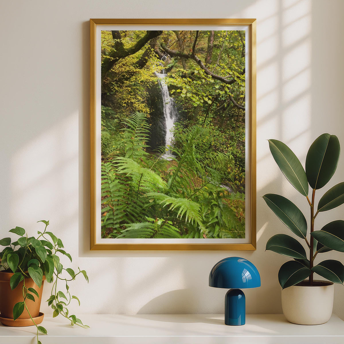 Woodland Waterfall Poster - image 2