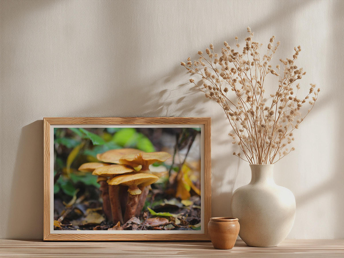 Woodland Fungi Poster mockup - Neutral_Mockup_Studio_509