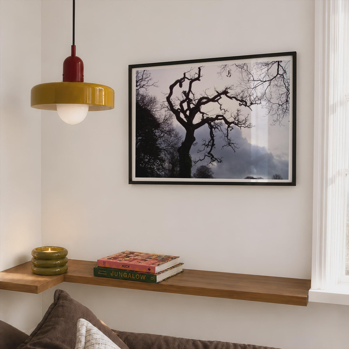 Twisted Bare Tree Silhouette Poster - image 2
