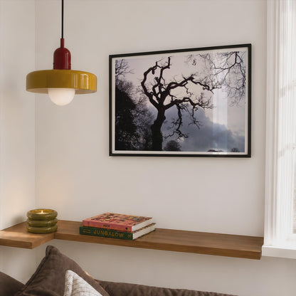 Twisted Bare Tree Silhouette Poster - image 2