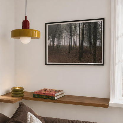 Misty Forest Landscape Poster - image 2