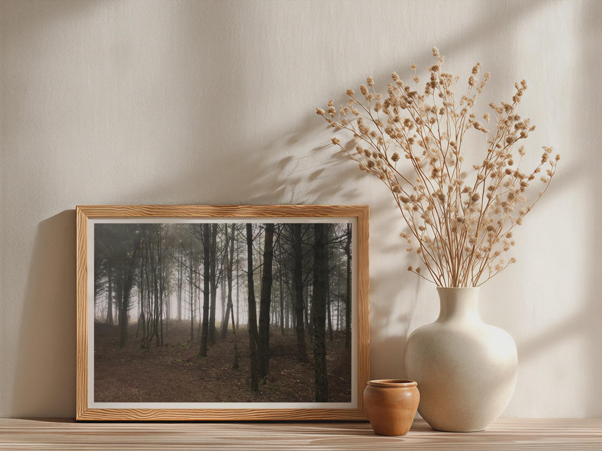 Misty Forest Landscape Poster - image 3