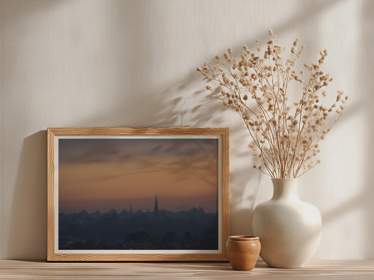 Dawn Landscape Skyline Poster mockup - Neutral_Mockup_Studio_509