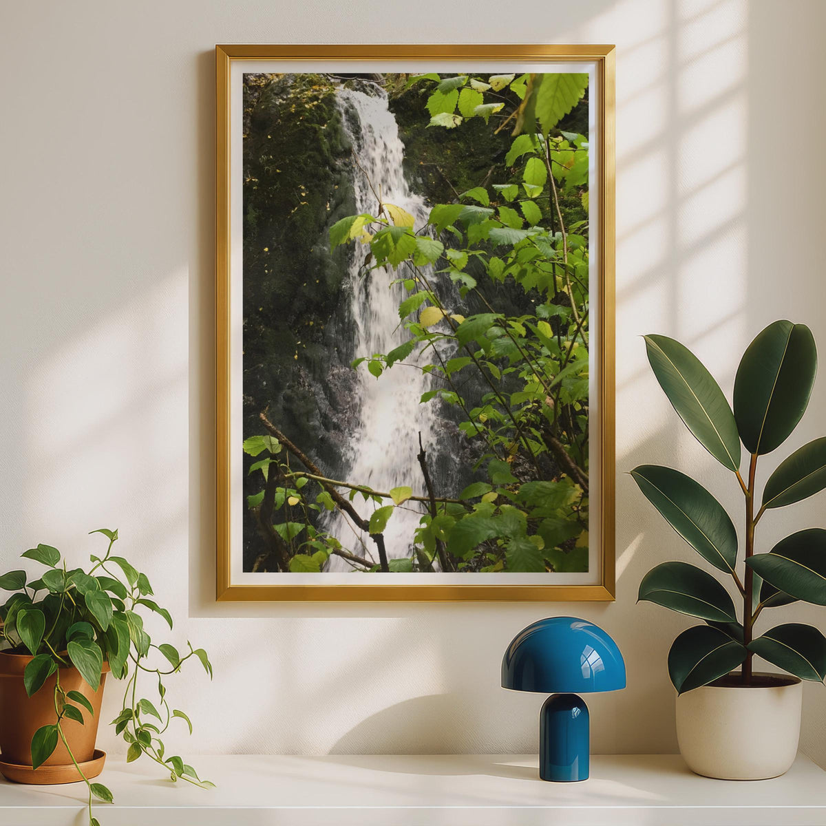 Forest Waterfall Photography Print - image 2