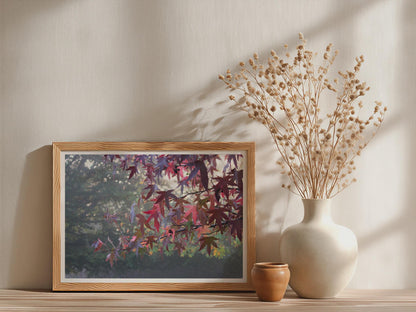 Japanese Maple Autumn Leaves Poster - image 3