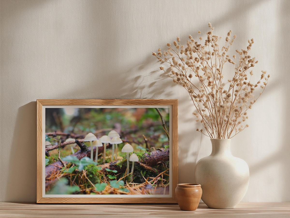 Woodland Fungi Poster mockup - Neutral_Mockup_Studio_509