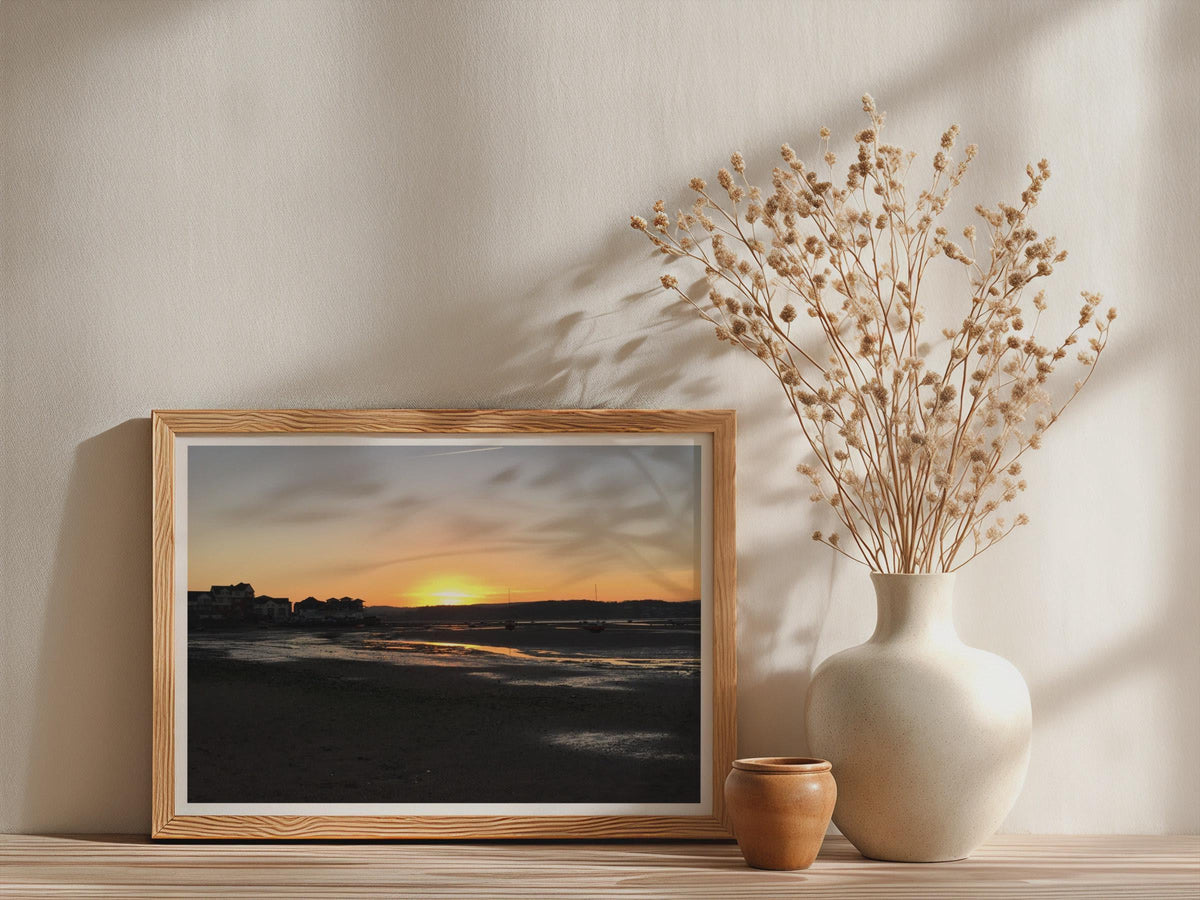 Estuary Sunset Landscape Poster mockup - Neutral_Mockup_Studio_509