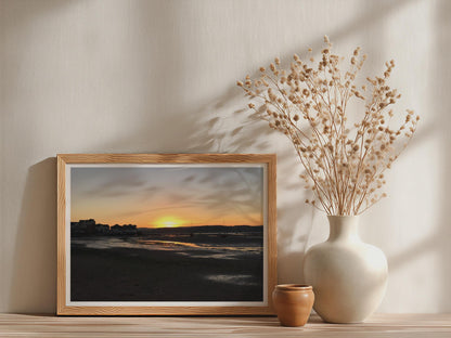 Estuary Sunset Landscape Poster mockup - Neutral_Mockup_Studio_509
