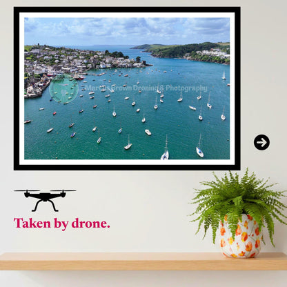 Fowey Estuary Cornwall Print | Coastal Harbour Wall Art Photography