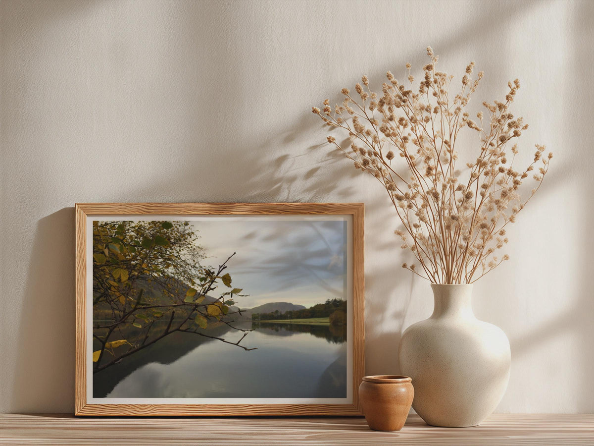 Autumn Lake Landscape Poster - image 3