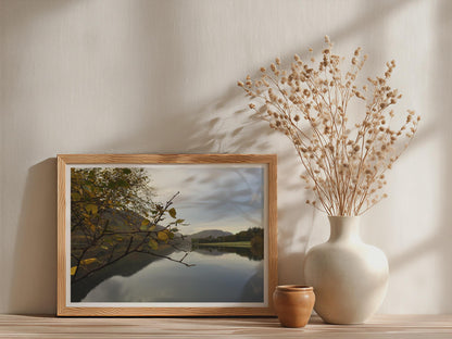 Autumn Lake Landscape Poster - image 3